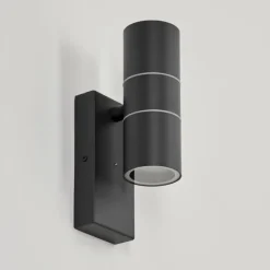 hofstein Applique murale d'extérieur Simola Anthracite, 2 lumières