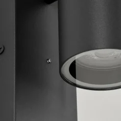 hofstein Applique murale d'extérieur Simola Anthracite, 2 lumières