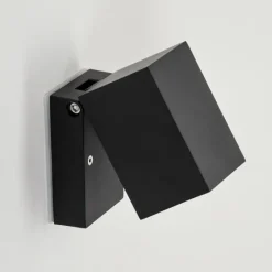 hofstein Applique murale d'extérieur Holiseva LED Noir, 1 lumière