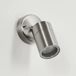 hofstein Applique murale d'extérieur Corneda Acier inoxydable, 1 lumière