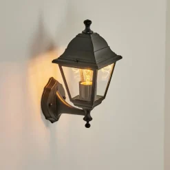 Luminaires Rustiques-hofstein Applique murale d'extérieur Murto Noir, 1 lumière