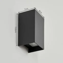 hofstein Applique murale d'extérieur Anobra LED Anthracite, 1 lumière