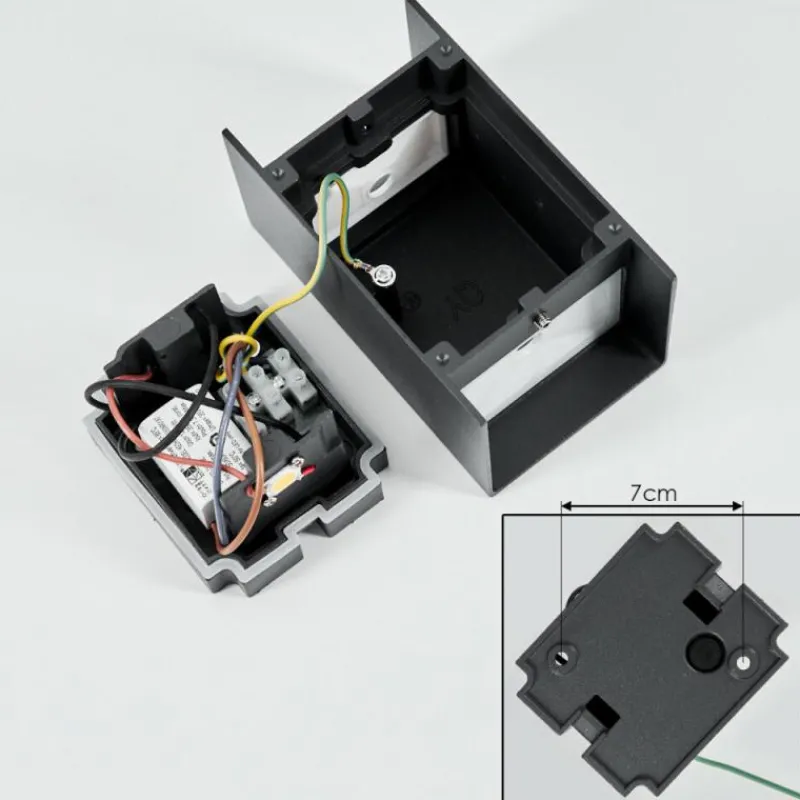 hofstein Applique murale d'extérieur Anobra LED Anthracite, 1 lumière