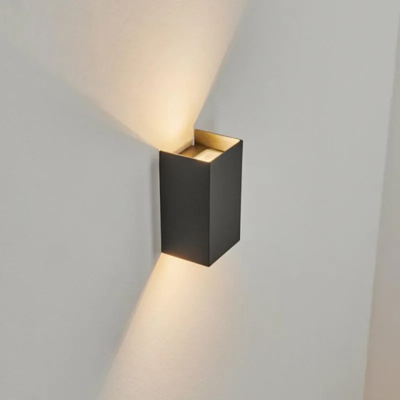 hofstein Applique murale d'extérieur Anobra LED Anthracite, 1 lumière