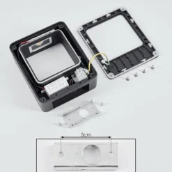 hofstein Applique murale d'extérieur Strandbyn LED Noir, 1 lumière