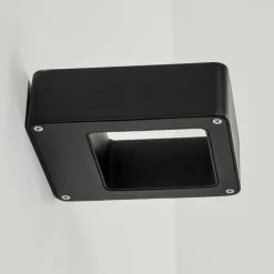 hofstein Applique murale d'extérieur Strandbyn LED Noir, 1 lumière