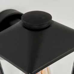 Lampes Vintages & Rétros-hofstein Applique murale d'extérieur Helmela Noir, 1 lumière