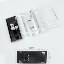 hofstein Applique murale d'extérieur Maturin Zingué, 2 lumières