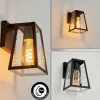 Lampes Vintages & Rétros-hofstein Applique murale d'extérieur Juanico Noir, 1 lumière