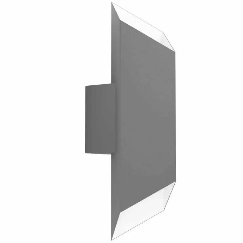 Luminaires Eglo Applique murale d'extérieur Eglo SPIAZZINA LED Noir, Blanc, 2 lumières