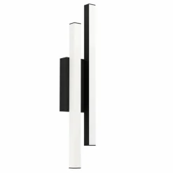 Luminaires Eglo Applique murale d'extérieur Eglo SERRICELLA LED Noir, 2 lumières