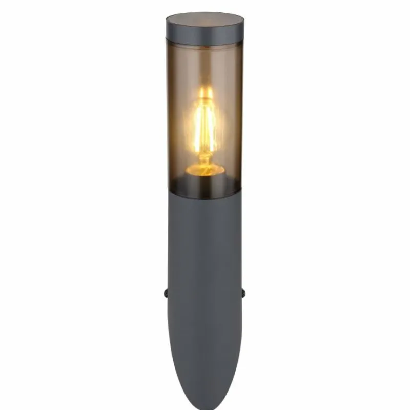 Suspension Verre Fumé-Luminaires Globo Lighting Applique murale d'extérieur Globo BOSTON Anthracite, 1 lumière