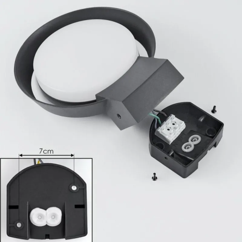 hofstein Applique murale d'extérieur Kelo LED Anthracite, 1 lumière