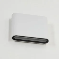 hofstein Applique murale d'extérieur Tammisaari LED Transparent, Blanc, 1 lumière