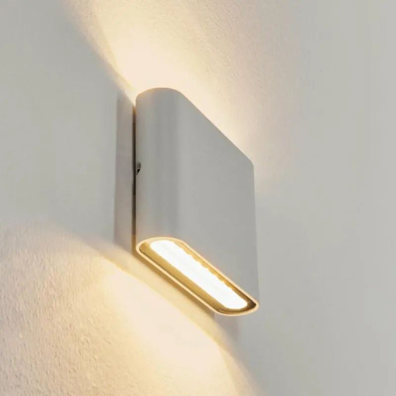 hofstein Applique murale d'extérieur Tammisaari LED Transparent, Blanc, 1 lumière