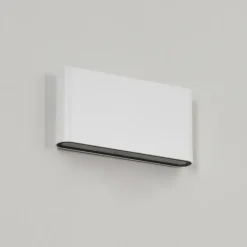 hofstein Applique murale d'extérieur Tammisaari LED Transparent, Blanc, 1 lumière