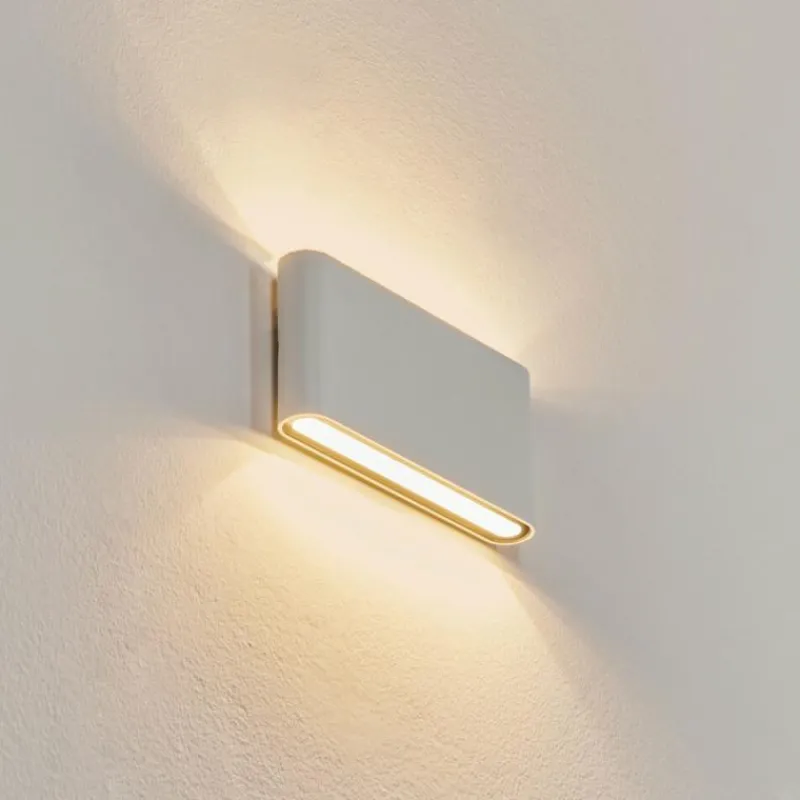 hofstein Applique murale d'extérieur Tammisaari LED Transparent, Blanc, 1 lumière
