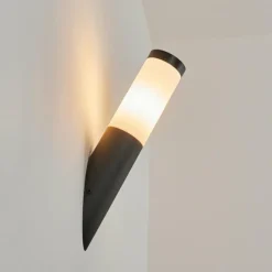 hofstein Applique murale d'extérieur Ruti Noir, 1 lumière