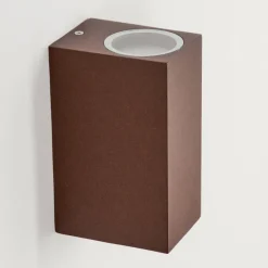 hofstein Applique murale d'extérieur Kingstown Rouille, 2 lumières