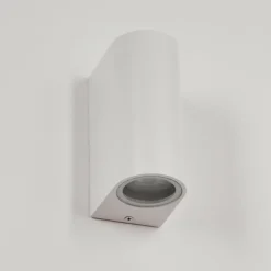 hofstein Applique murale d'extérieur Kingstown Blanc, 2 lumières