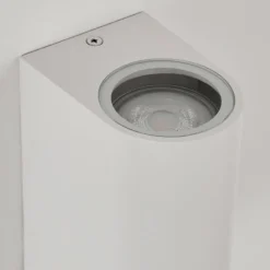 hofstein Applique murale d'extérieur Kingstown Blanc, 2 lumières