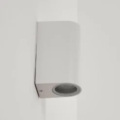 hofstein Applique murale d'extérieur Kingstown Blanc, 2 lumières