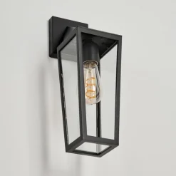 hofstein Applique murale d'extérieur Ruoni Noir, 1 lumière