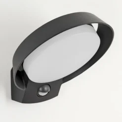 hofstein Applique murale d'extérieur Kelo LED Anthracite, 1 lumière, Détecteur de mouvement