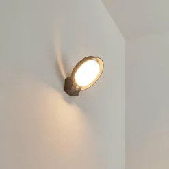 hofstein Applique murale d'extérieur Kelo LED Anthracite, 1 lumière, Détecteur de mouvement