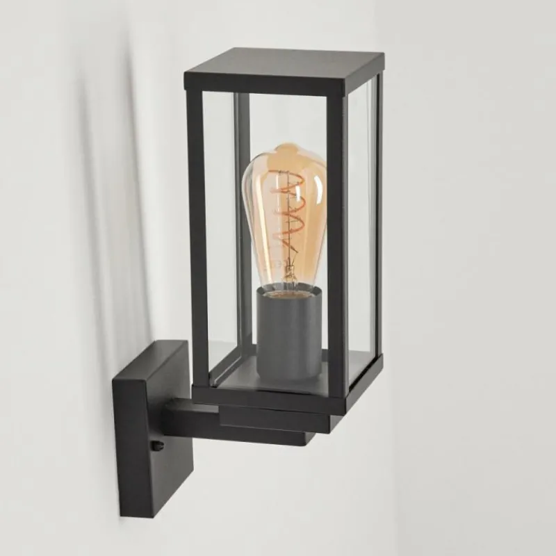 hofstein Applique murale d'extérieur Lapa Noir, 1 lumière