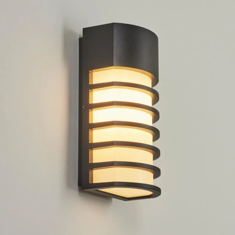 hofstein Applique murale d'extérieur Kurola Noir, 1 lumière