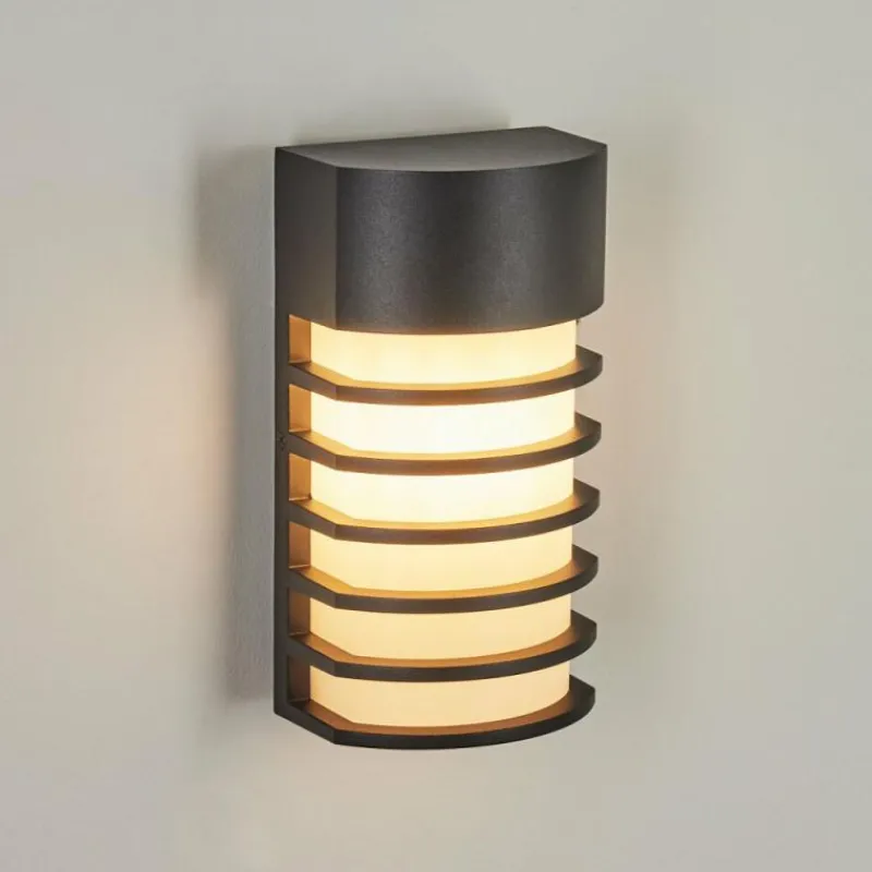 hofstein Applique murale d'extérieur Kurola Noir, 1 lumière