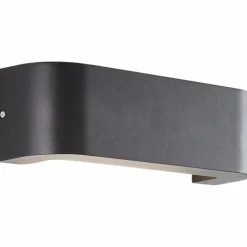 Luminaires Brilliant Applique murale d'extérieur Brilliant Burty LED Noir, 1 lumière