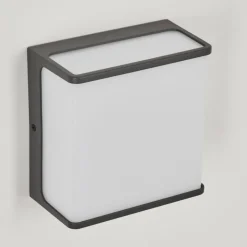 hofstein Applique murale d'extérieur Burseryd LED Anthracite, Blanc, 1 lumière