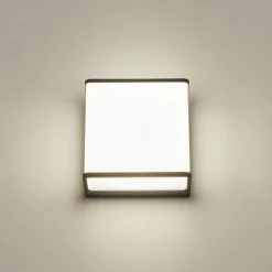 hofstein Applique murale d'extérieur Burseryd LED Anthracite, Blanc, 1 lumière
