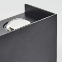 hofstein Applique murale d'extérieur Morenos LED Anthracite, Blanc, 6 lumières