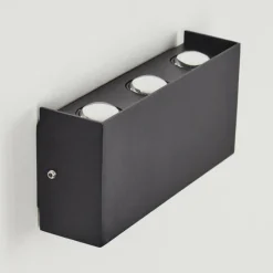 hofstein Applique murale d'extérieur Morenos LED Anthracite, Blanc, 6 lumières