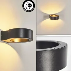 hofstein Applique murale d'extérieur Azervadinha LED Noir, 1 lumière