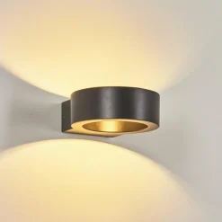 hofstein Applique murale d'extérieur Azervadinha LED Noir, 1 lumière