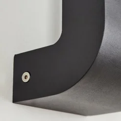 hofstein Applique murale d'extérieur Kirkhall LED Noir, 1 lumière