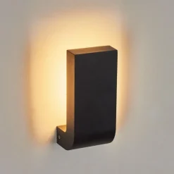 hofstein Applique murale d'extérieur Kirkhall LED Noir, 1 lumière