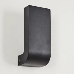 hofstein Applique murale d'extérieur Kirkhall LED Noir, 1 lumière