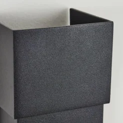 hofstein Applique murale d'extérieur Coorabie LED Noir, 2 lumières