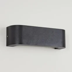 hofstein Applique murale d'extérieur Kirkhall LED Noir, 1 lumière