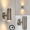 hofstein Applique murale d'extérieur Bessiebelle Acier inoxydable, 2 lumières