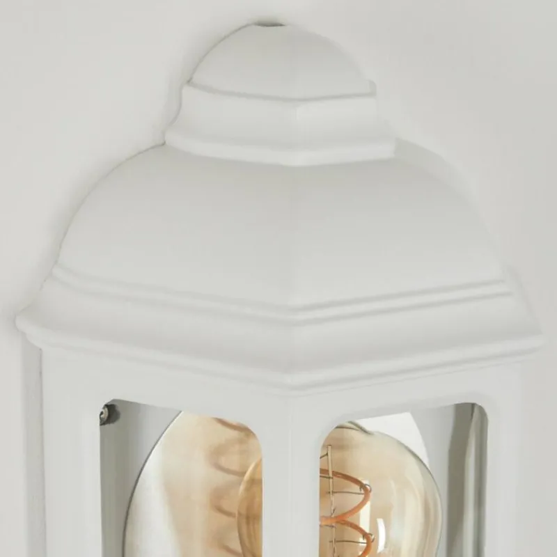 Luminaires Rustiques-hofstein Applique murale d'extérieur Ouse Blanc, 1 lumière