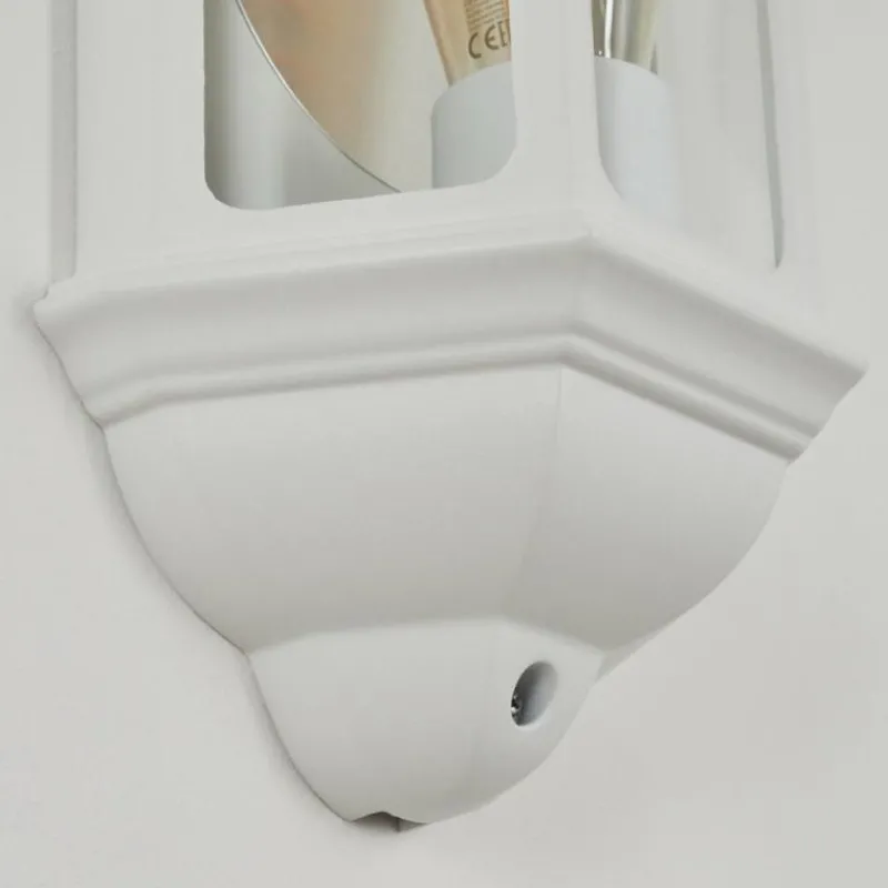 Luminaires Rustiques-hofstein Applique murale d'extérieur Ouse Blanc, 1 lumière