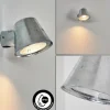 hofstein Applique murale d'extérieur Cook Acier inoxydable, Zingué, 1 lumière