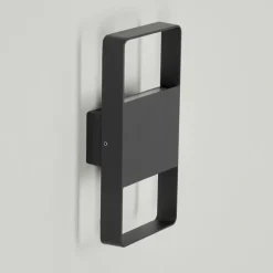 hofstein Applique murale d'extérieur Dundarrah LED Anthracite, 2 lumières