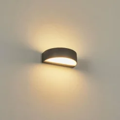 hofstein Applique murale d'extérieur Fletcher LED Anthracite, 2 lumières